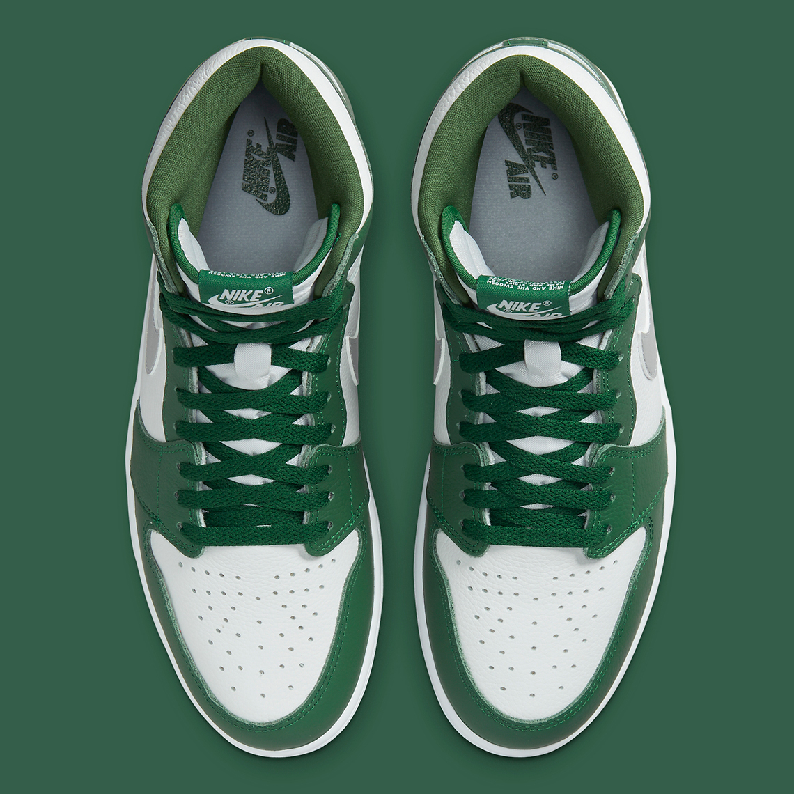 Hình ảnh chính thức của Air Jordan 1 Gorge Green - 4