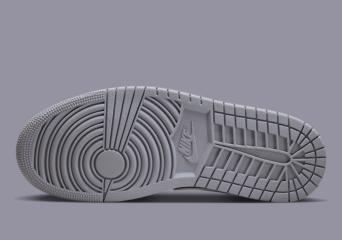 Hình ảnh chính thức của Air Jordan 1 Mid xi măng xám - 6