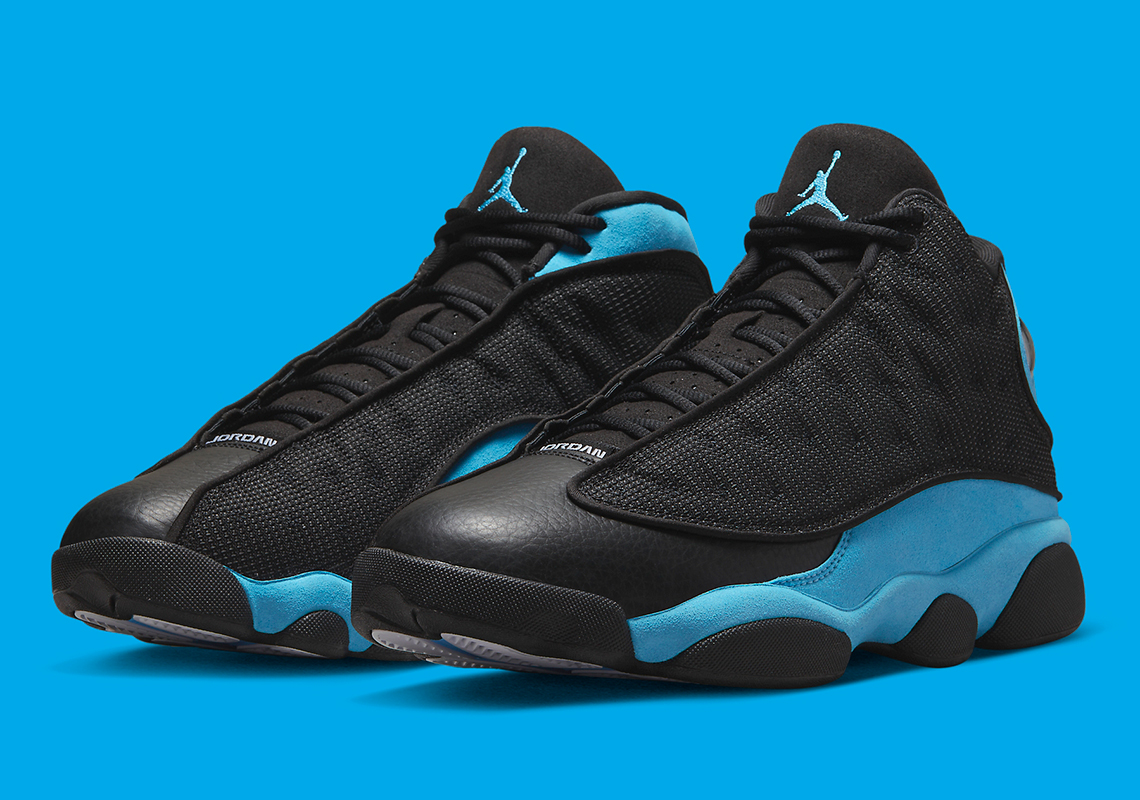 Hình ảnh chính thức của Air Jordan 13 Black/University Blue - 1