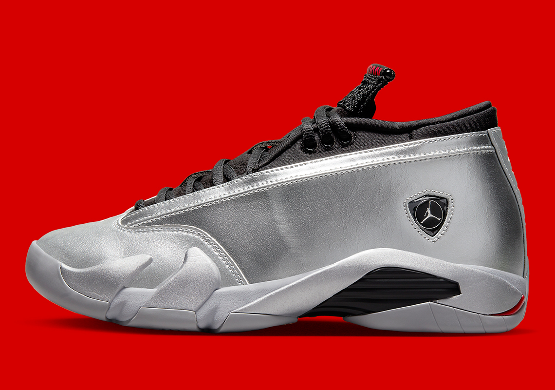 Hình ảnh chính thức của Air Jordan 14 Low Metallic Silver đã xuất hiện - 2