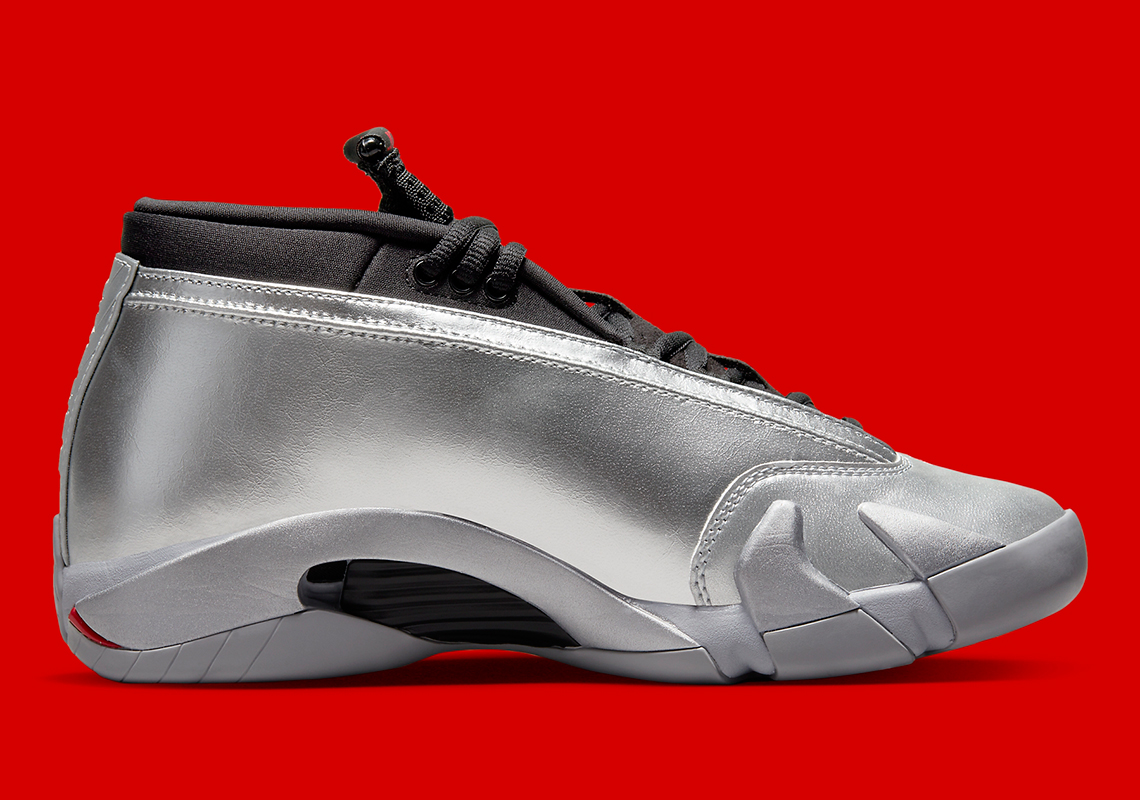 Hình ảnh chính thức của Air Jordan 14 Low Metallic Silver đã xuất hiện - 3
