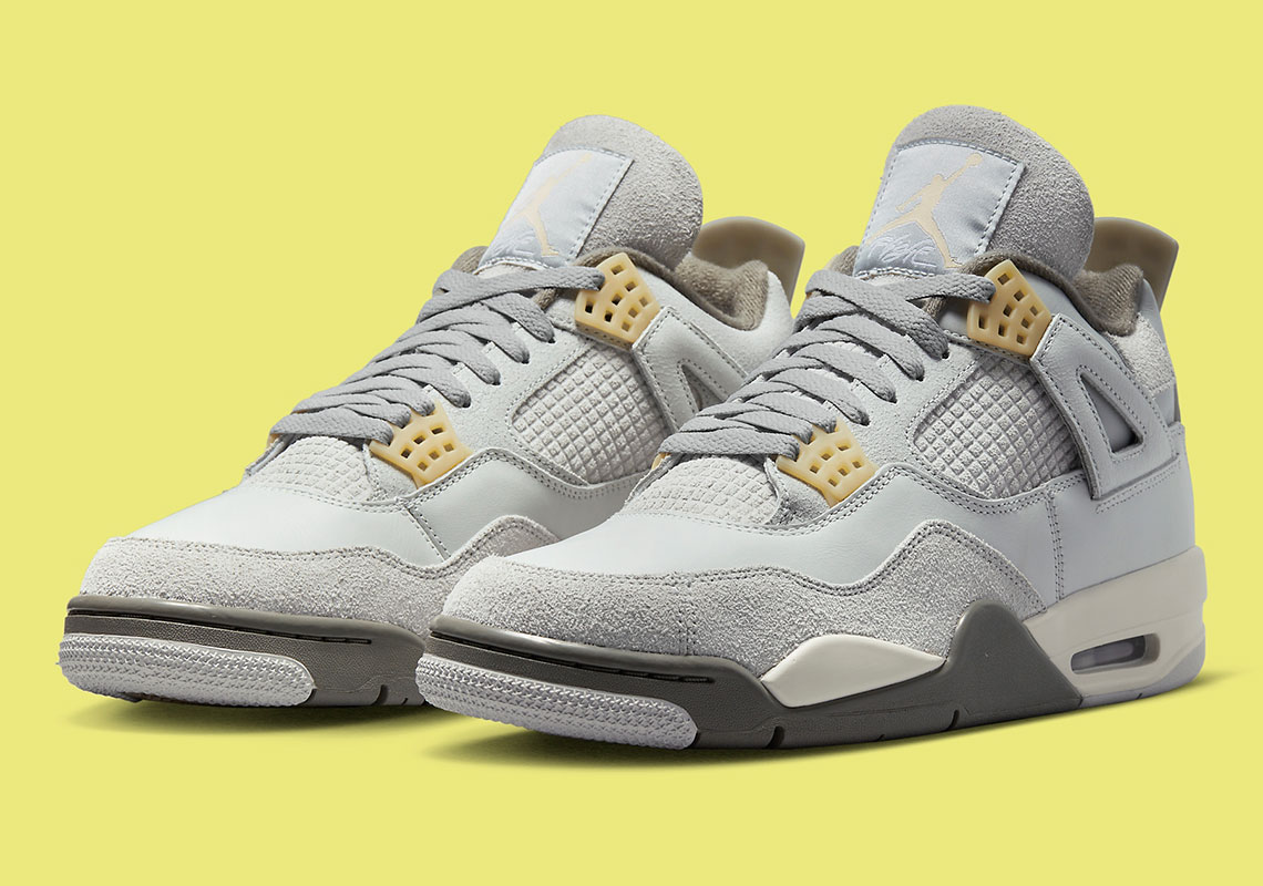 Hình ảnh chính thức của Air Jordan 4 SE Craft Photon Dust đã xuất hiện - 1