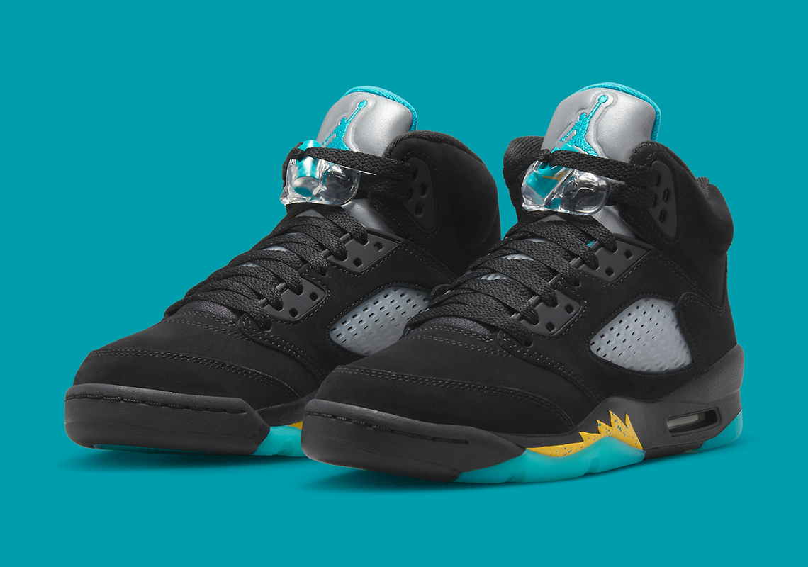 Hình ảnh chính thức của Air Jordan 5 Aqua - 11