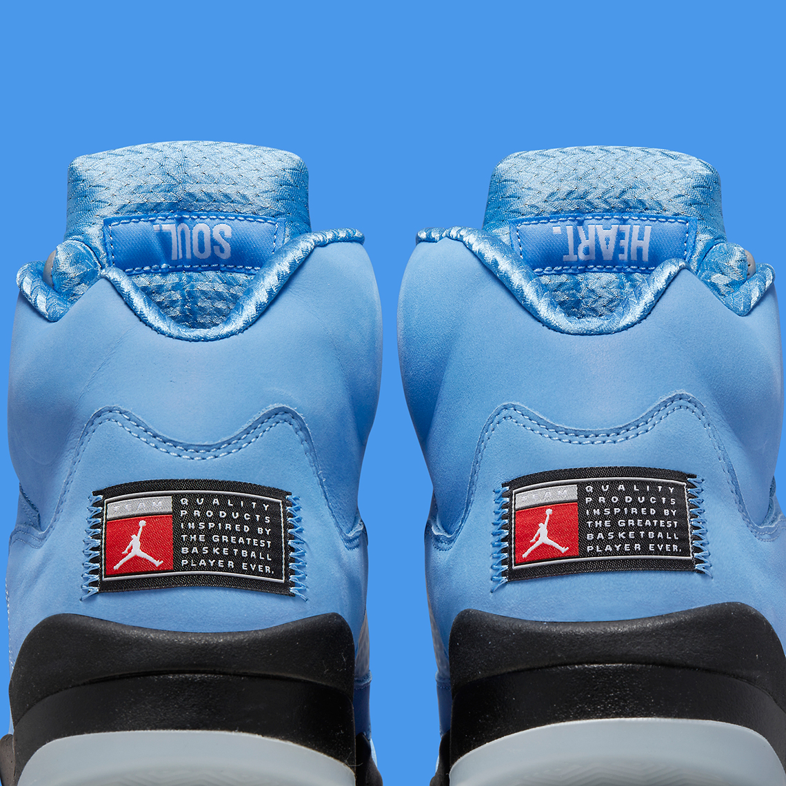 Hình ảnh chính thức của Air Jordan 5 UNC  - 10