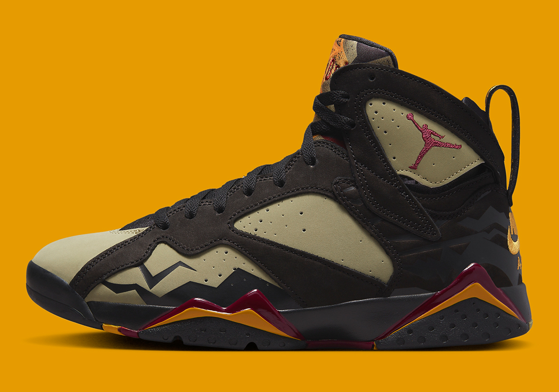 Hình ảnh chính thức của Air Jordan 7 Retro SE Black/Olive - 2