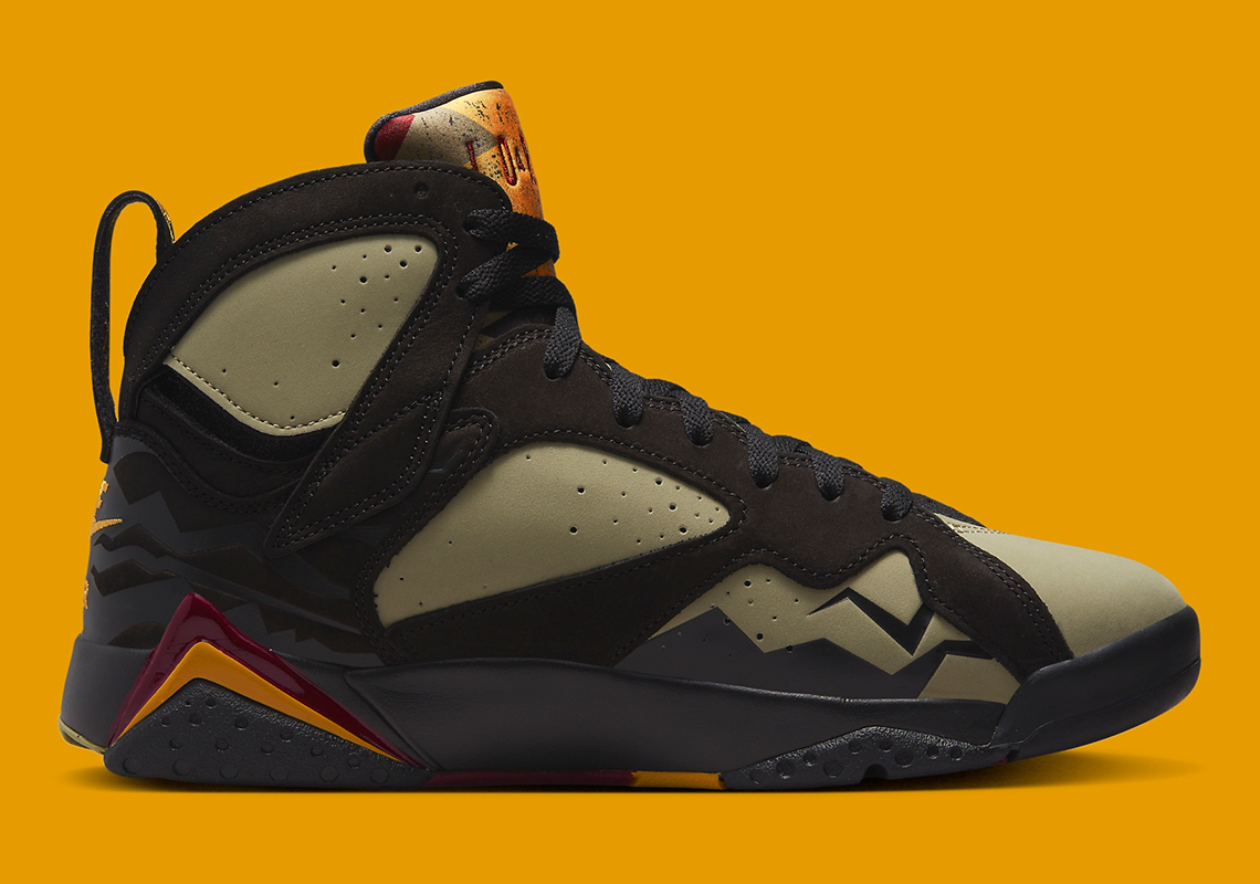 Hình ảnh chính thức của Air Jordan 7 Retro SE Black/Olive - 3