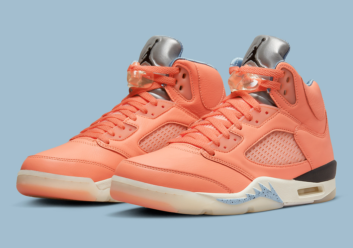 Hình ảnh chính thức của DJ Khaled X Air Jordan 5 "Crimson Bliss"