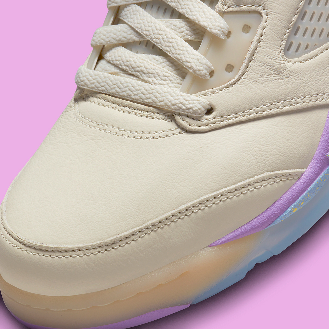 Hình ảnh chính thức của đôi sneaker DJ Khaled X Air Jordan 5 Sail - 10