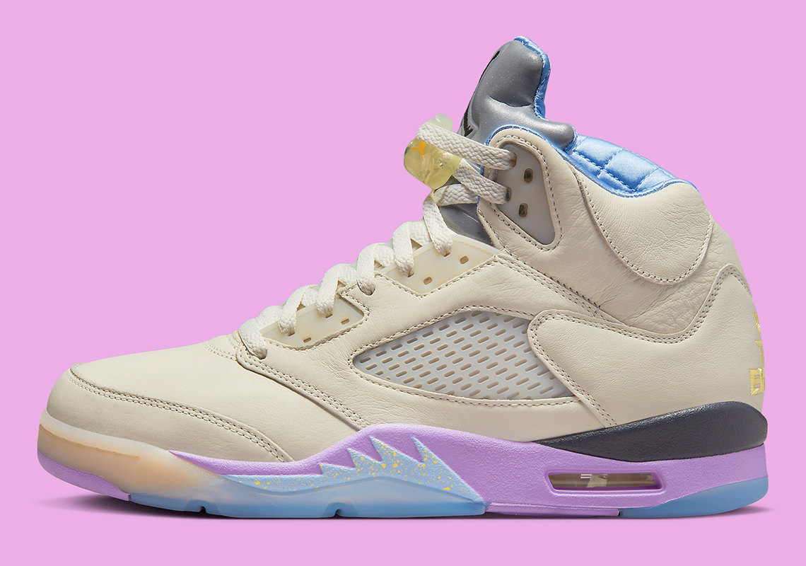 Hình ảnh chính thức của đôi sneaker DJ Khaled X Air Jordan 5 Sail - 2