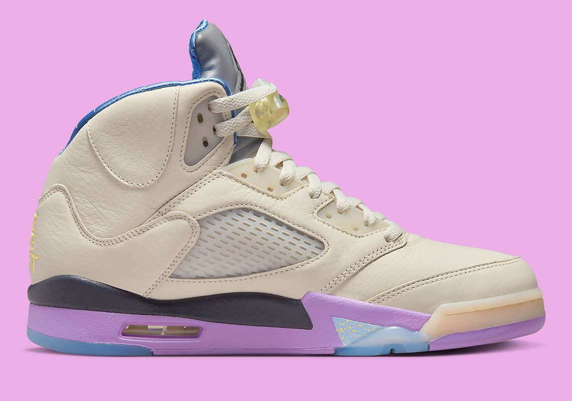 Hình ảnh chính thức của đôi sneaker DJ Khaled X Air Jordan 5 Sail - 3
