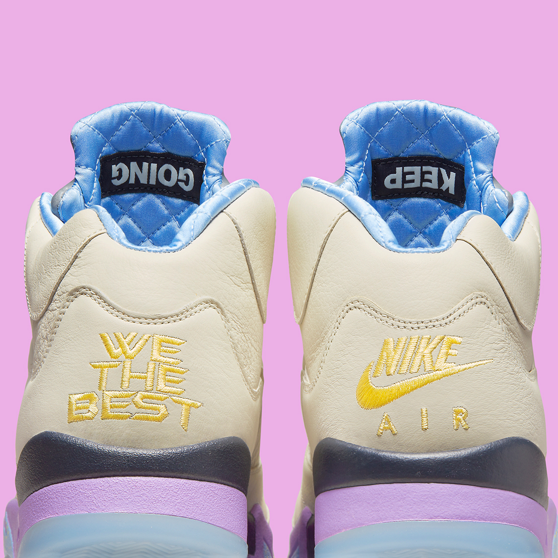 Hình ảnh chính thức của đôi sneaker DJ Khaled X Air Jordan 5 Sail - 8