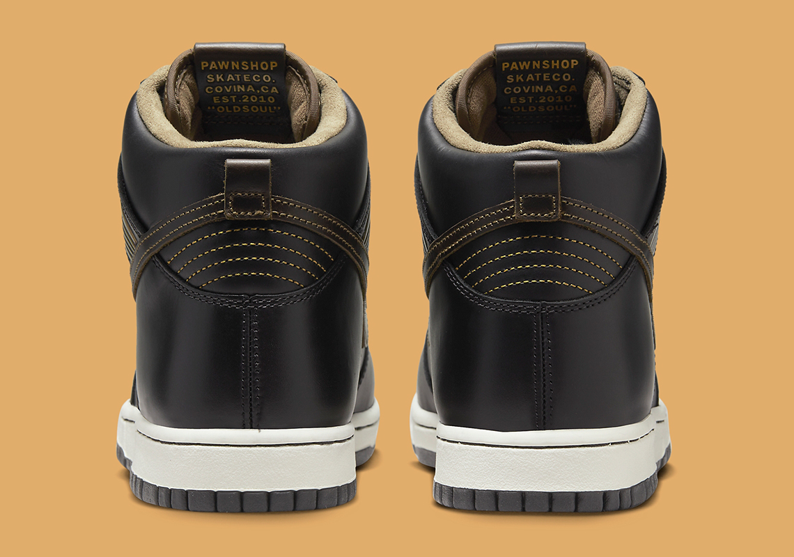 Hình ảnh chính thức của giày trượt Pawnshop x Nike SB Dunk High - 5