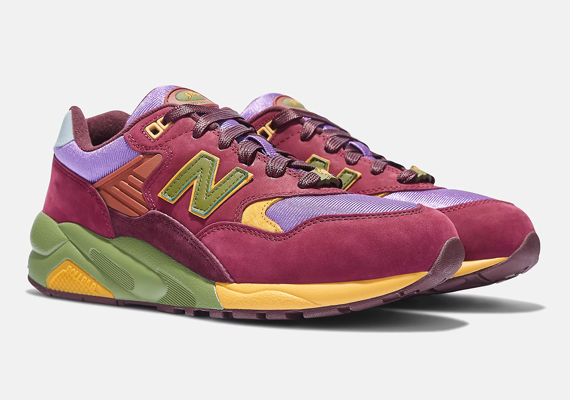 Hình ảnh chính thức của mẫu giày sneaker STRAY RATS x New Balance 580 - 4