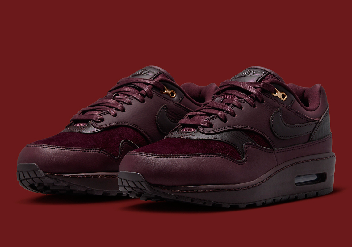 Hình ảnh chính thức của Nike Air Max 1 '87 Burgundy Crush - 1