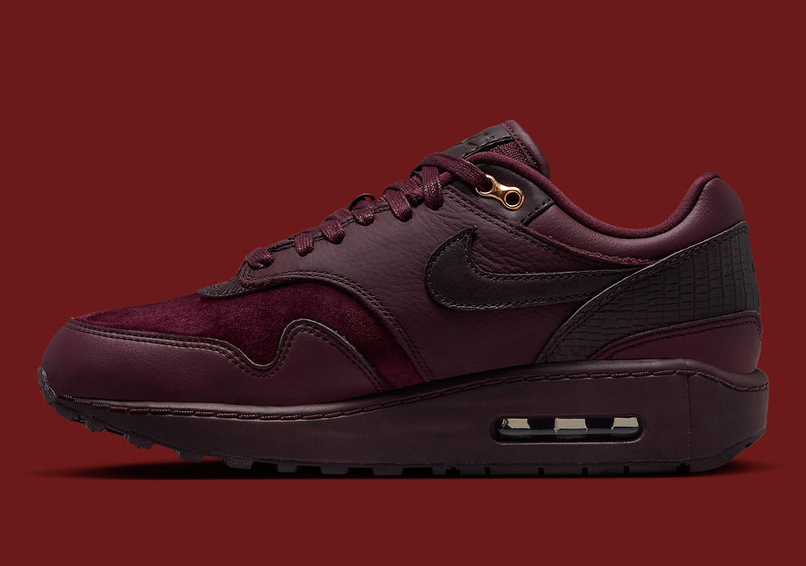 Hình ảnh chính thức của Nike Air Max 1 '87 Burgundy Crush - 2