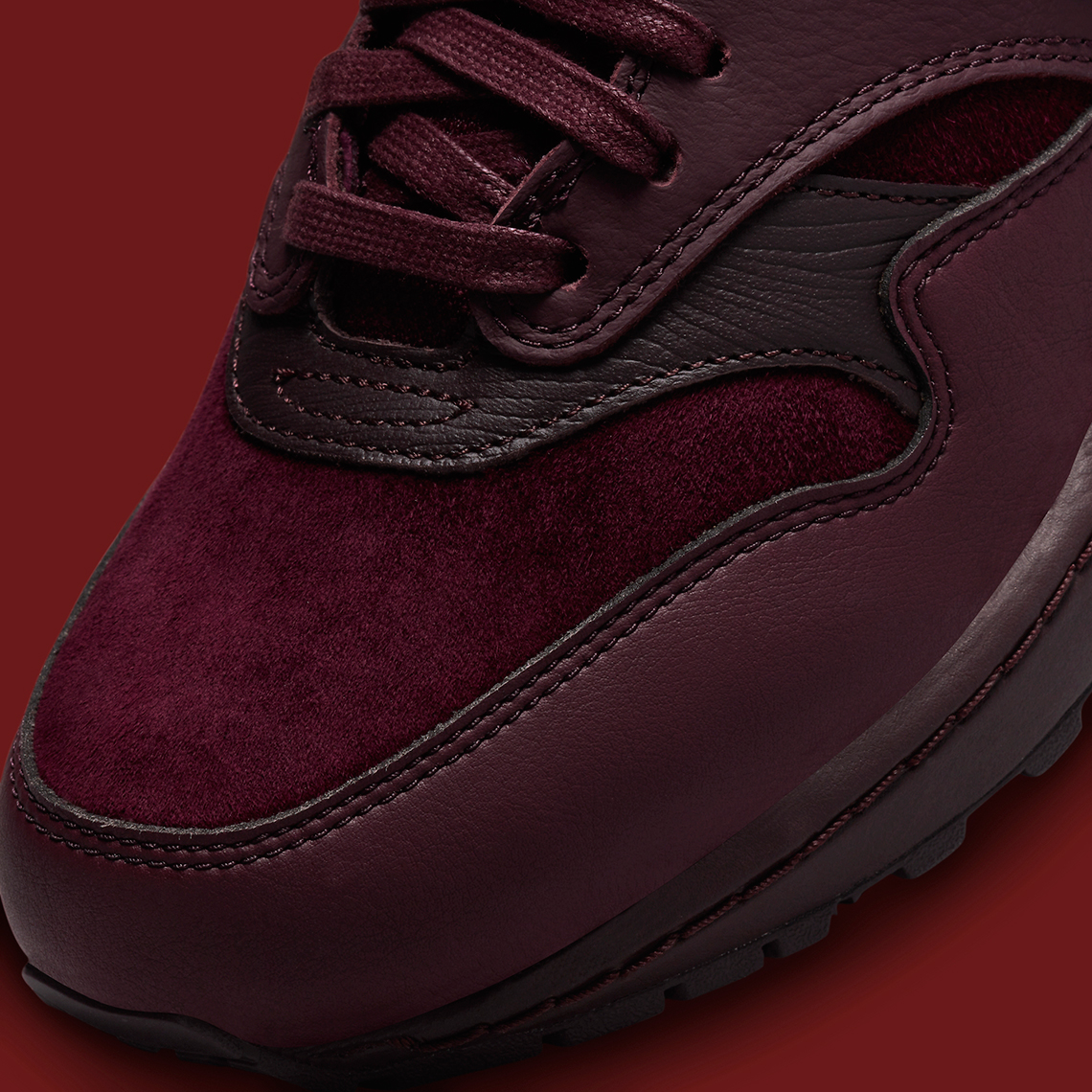 Hình ảnh chính thức của Nike Air Max 1 '87 Burgundy Crush - 7