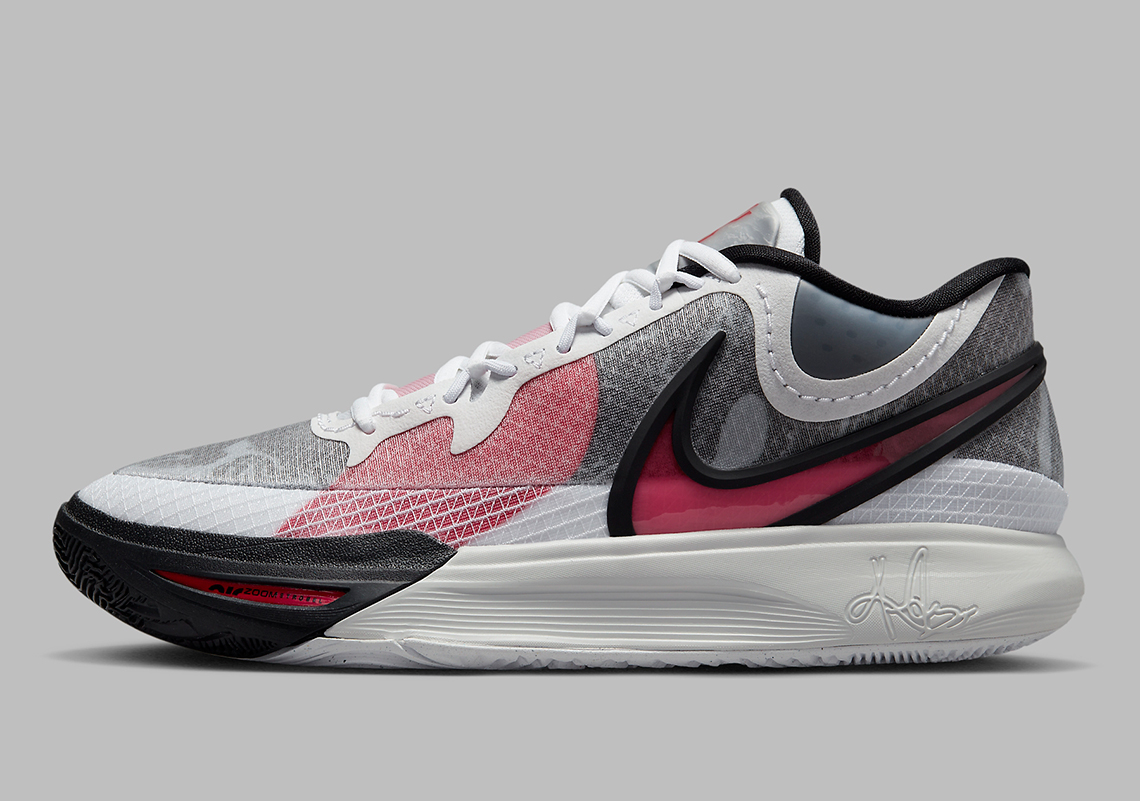 Hình ảnh chính thức của Nike Kyrie 8 White/University Red - 2