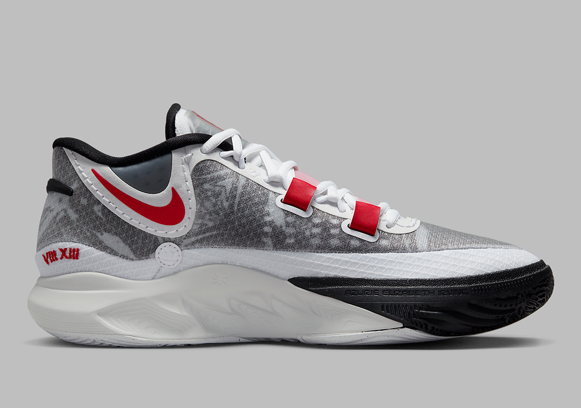 Hình ảnh chính thức của Nike Kyrie 8 White/University Red - 3