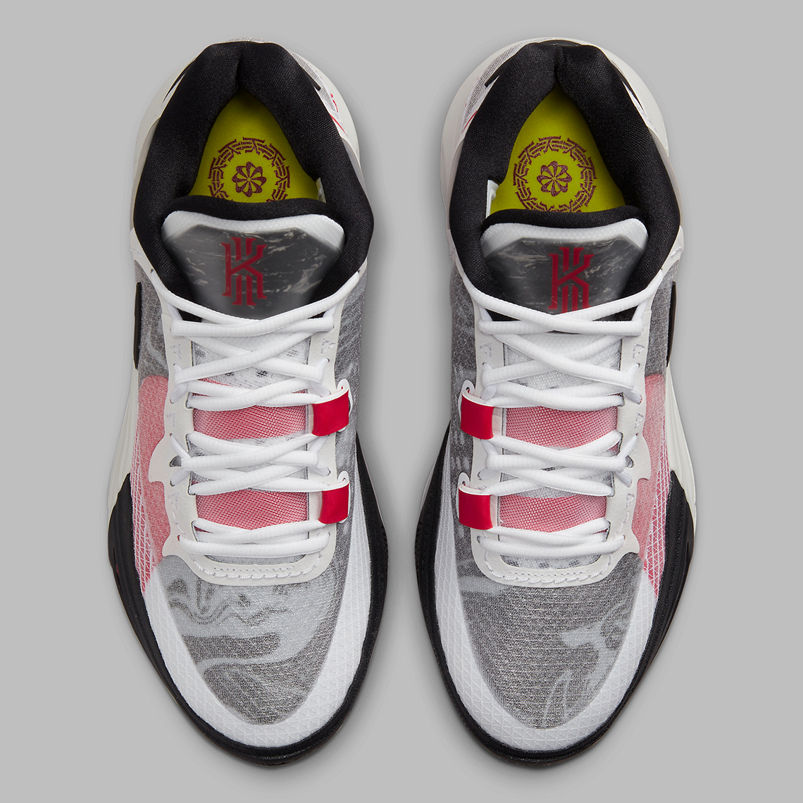 Hình ảnh chính thức của Nike Kyrie 8 White/University Red - 4