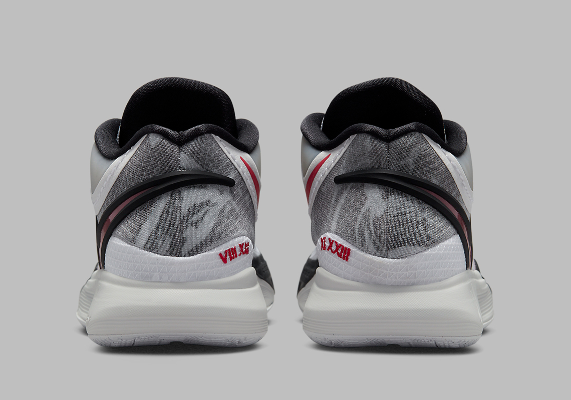 Hình ảnh chính thức của Nike Kyrie 8 White/University Red - 5