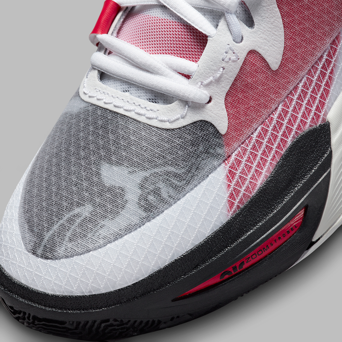 Hình ảnh chính thức của Nike Kyrie 8 White/University Red - 7