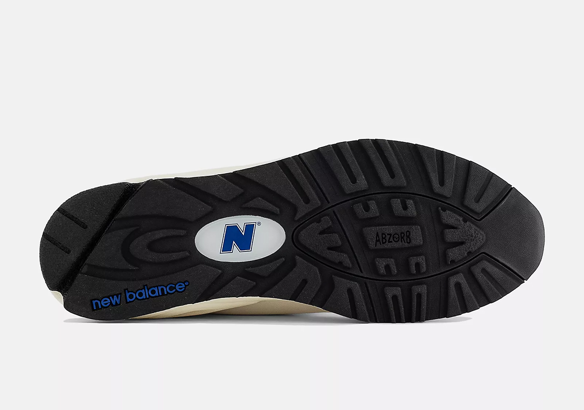 Hình ảnh của đôi giày sneaker New Balance 990v2 White Blue sản xuất tại USA - 6