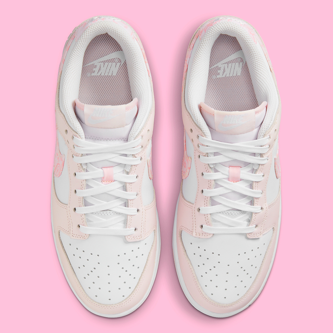 Hình ảnh của đôi giày sneaker Nike Dunk Low Pink Paisley  nữ tính - 6