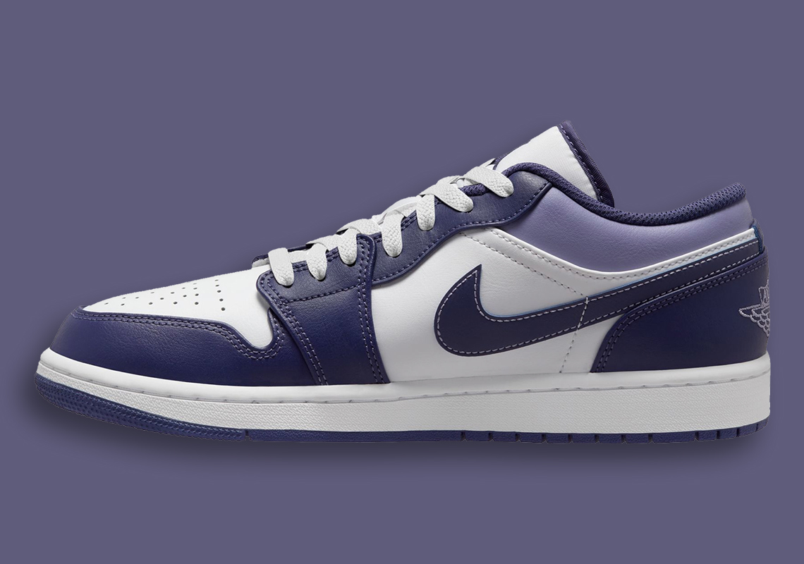 Hình ảnh của mẫu Air Jordan 1 Low với màu Violets - 2