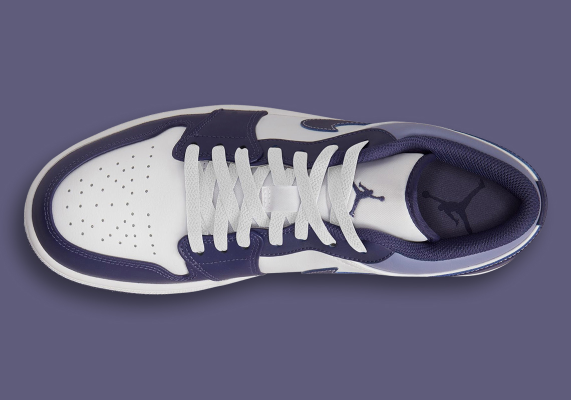 Hình ảnh của mẫu Air Jordan 1 Low với màu Violets - 3