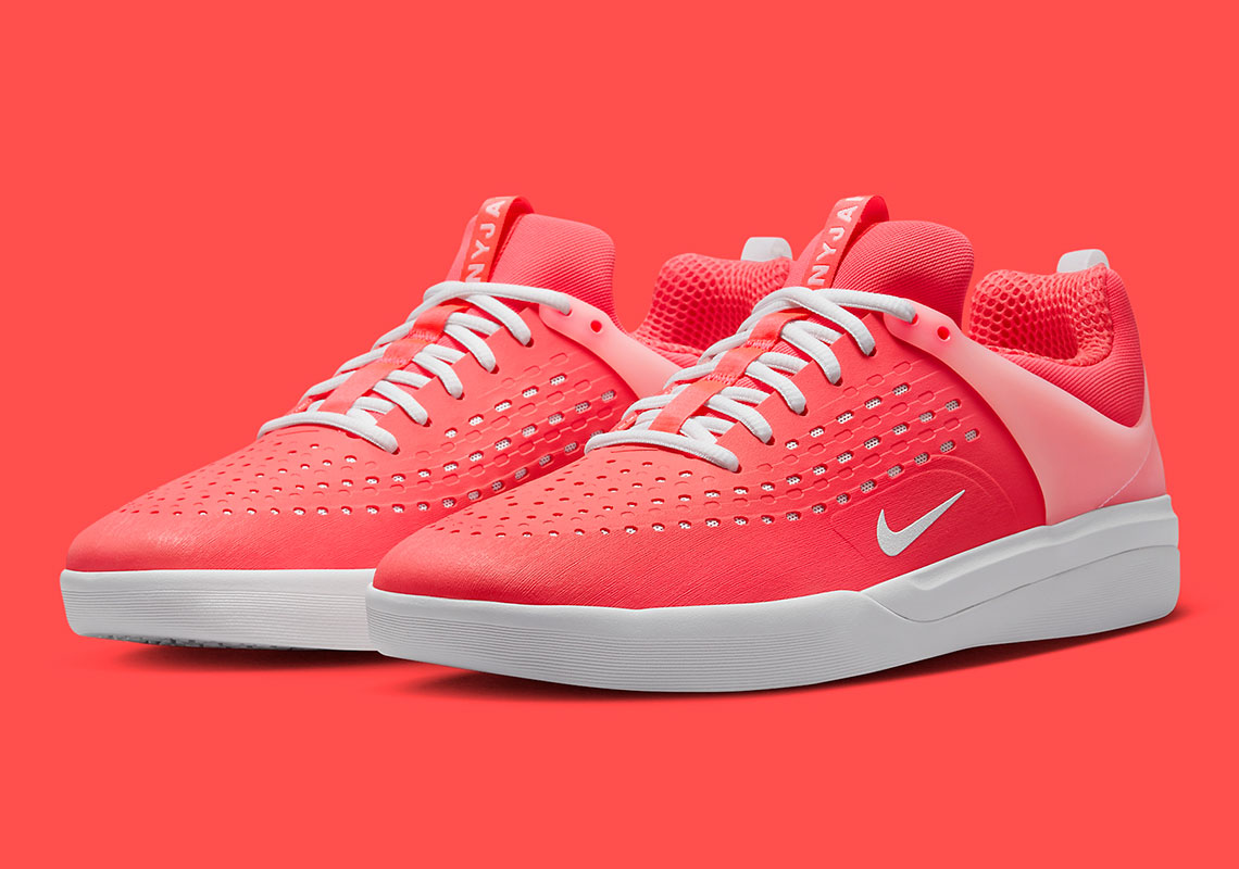 Hình ảnh của mẫu giày Nike SB Nyjah 3 màu Hot Punch/white - 1