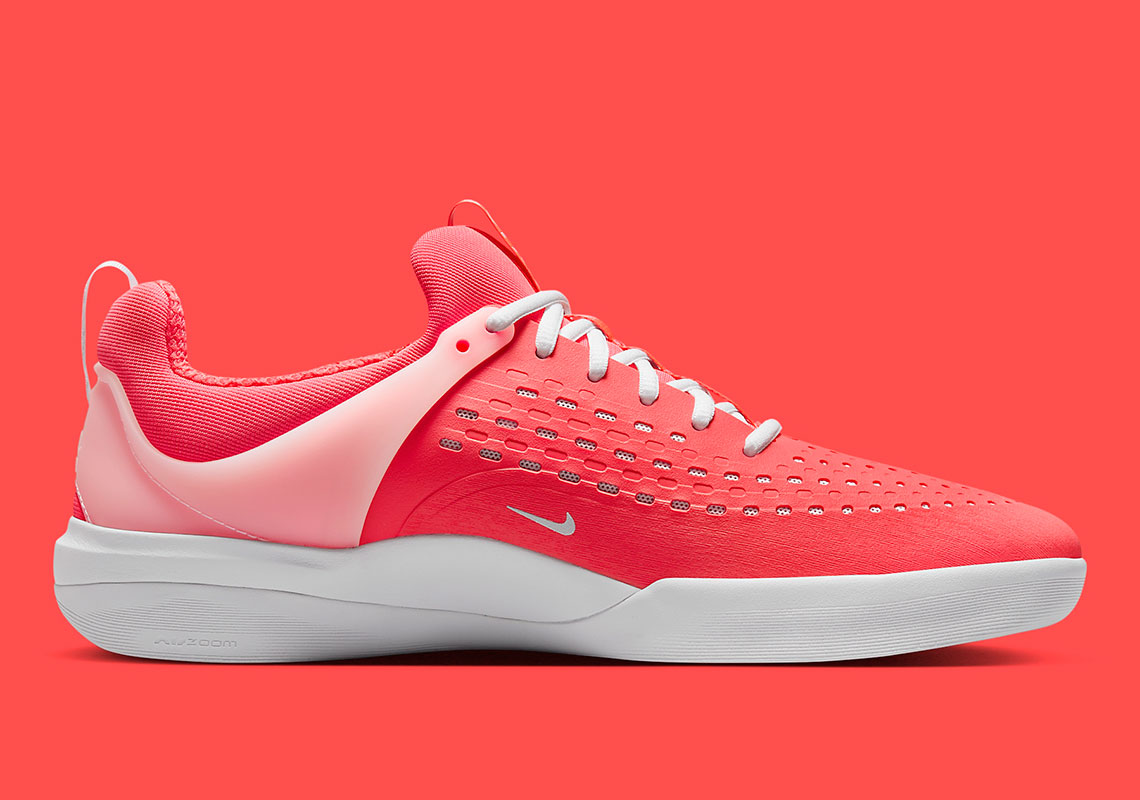Hình ảnh của mẫu giày Nike SB Nyjah 3 màu Hot Punch/white - 3