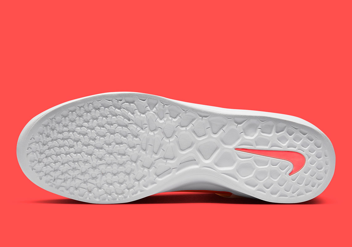 Hình ảnh của mẫu giày Nike SB Nyjah 3 màu Hot Punch/white - 5