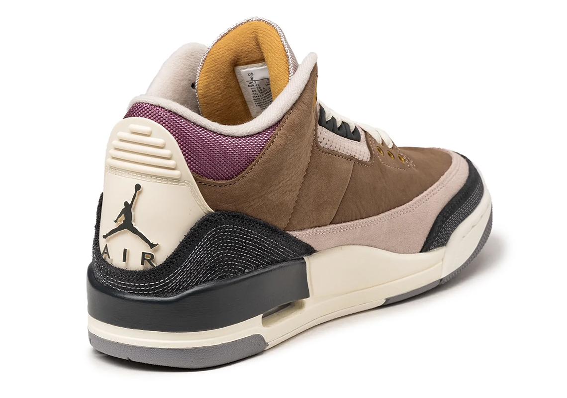 Hình ảnh của mẫu giày sneaker Air Jordan 3 Archaeo Brown - 6