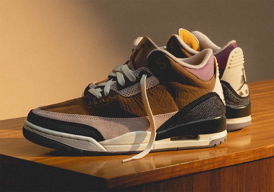 Hình ảnh của mẫu giày sneaker Air Jordan 3 "Archaeo Brown"