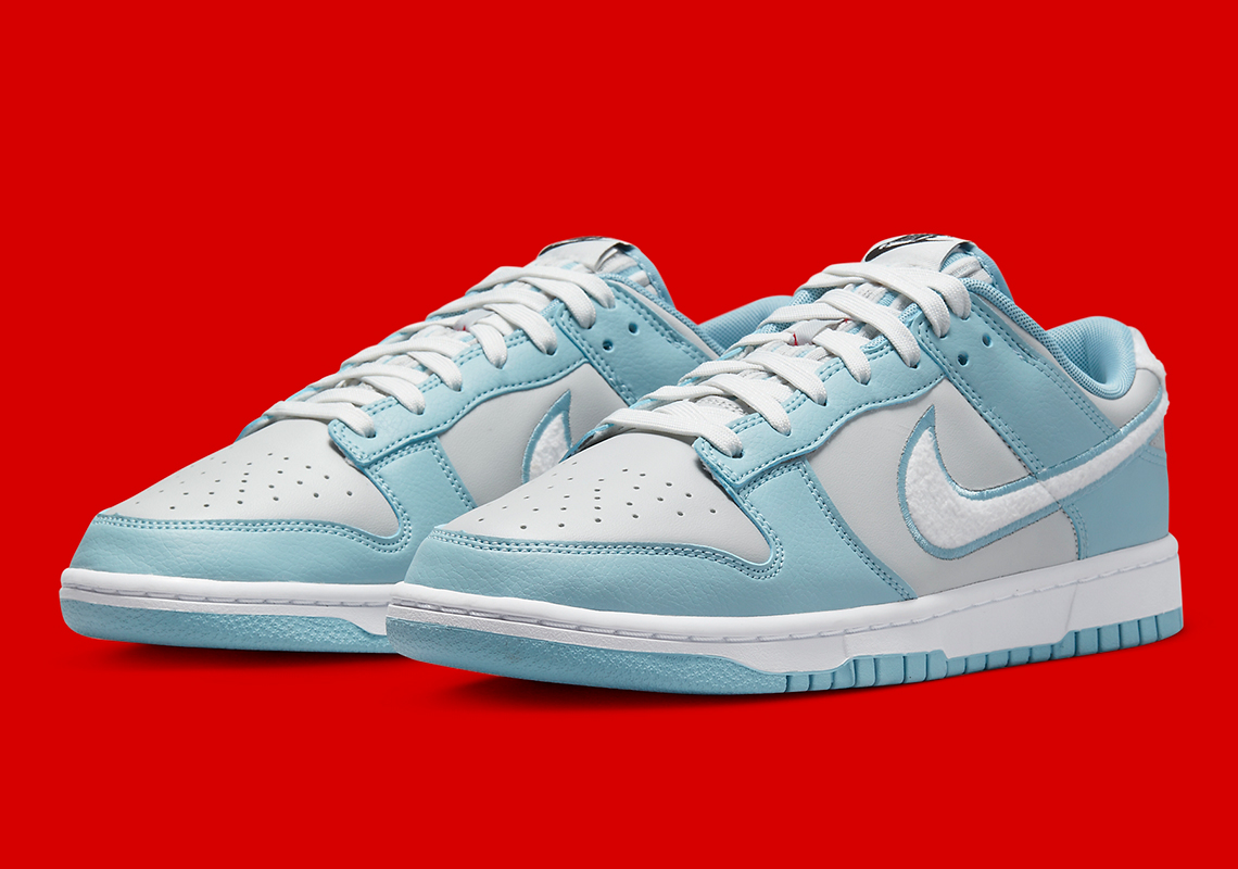 Hình ảnh của mẫu giày sneaker Nike Dunk Low Grey Fog/Worn Blue - 2