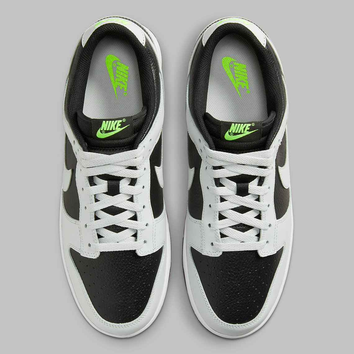 Hình ảnh của mẫu giày sneaker Nike Dunk Low màu Grey/Black/Volt - 4