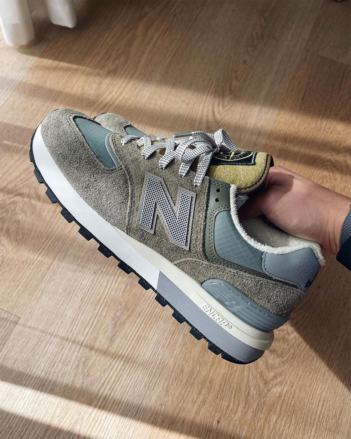 Hình ảnh của mẫu giày Stone Island x New Balance 574 Legacy Steel Blue - 2