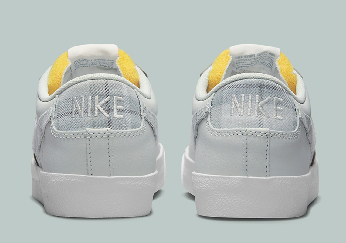 Hình ảnh của mẫu sneaker Nike Blazer Low '77 với màu Grey Tartan - 5