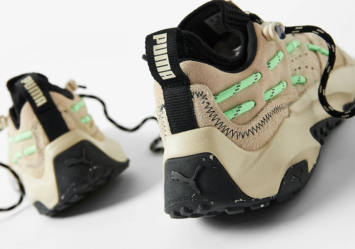 Hình ảnh của PUMA Plexus với màu Eggnog và Elektro Green - 5