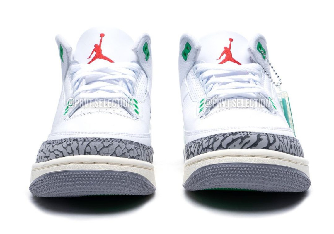 Hình ảnh đẹp nhất của Air Jordan 3 Lucky Green dành cho nữ đã được phát hành - 4