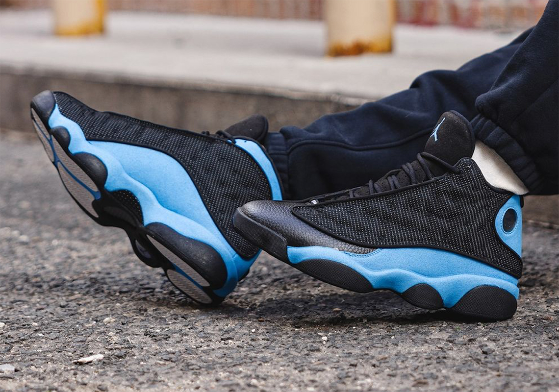 Hình ảnh mẫu giày Air Jordan 13 Black/University Blue tuyệt đẹp - 2