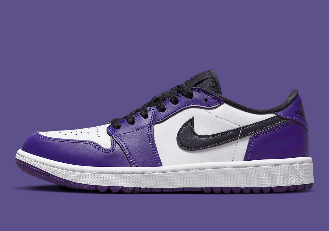 Hình ảnh mẫu giày sneaker Air Jordan 1 Low Golf  màu Court Purple - 1