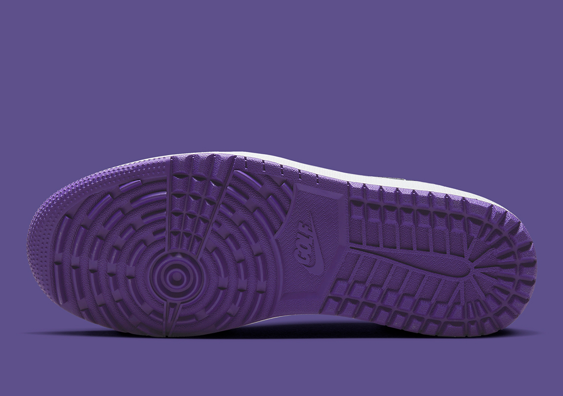 Hình ảnh mẫu giày sneaker Air Jordan 1 Low Golf  màu Court Purple - 6