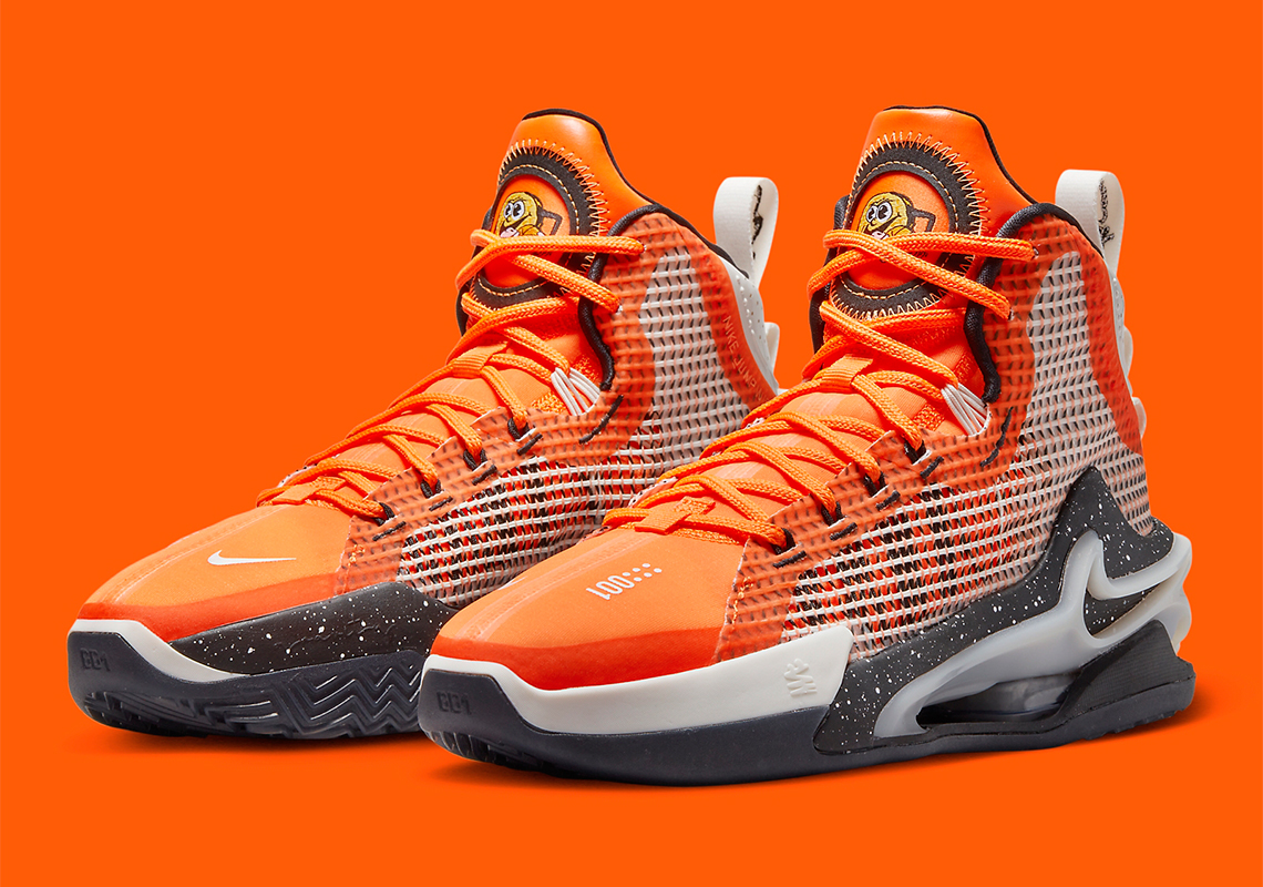 Hình ảnh mẫu sneaker Nike Zoom G.T. Jump "Orange/Black" màu cam