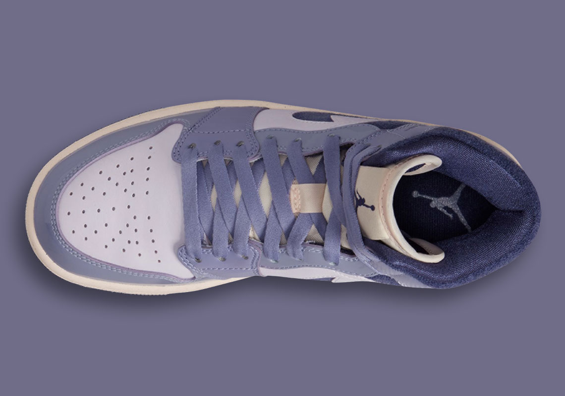 Hình ảnh mới nhất của Air Jordan 1 Mid có màu tím - 3