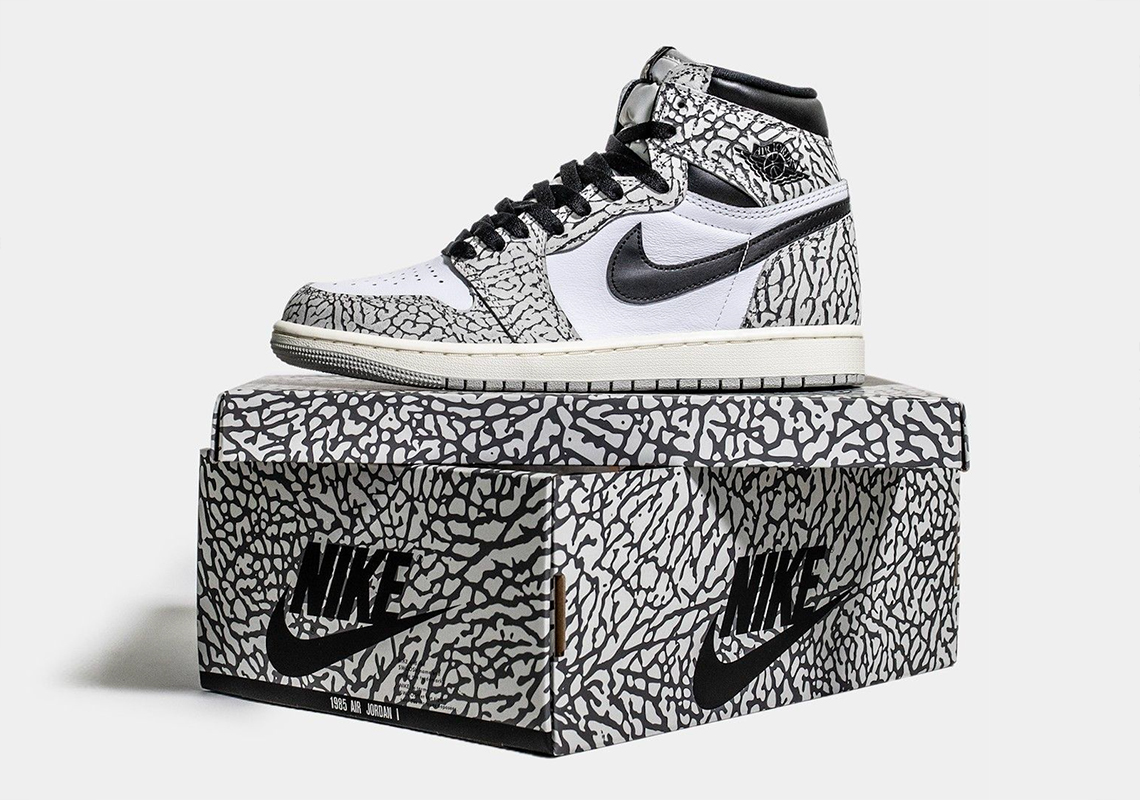 Hình ảnh mới nhất của  Air Jordan 1 Retro High OG White Cement - 1