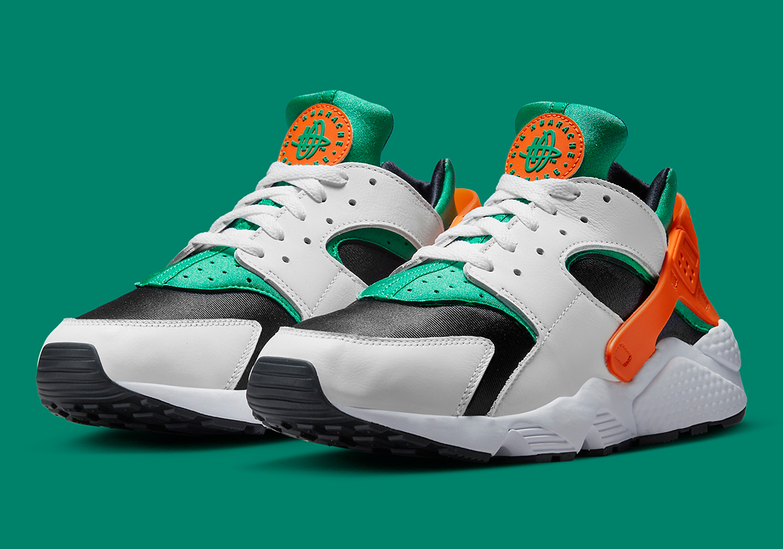 Hình ảnh mới nhất của đôi giày Nike Air Huarache Miami Hurricanes - 1