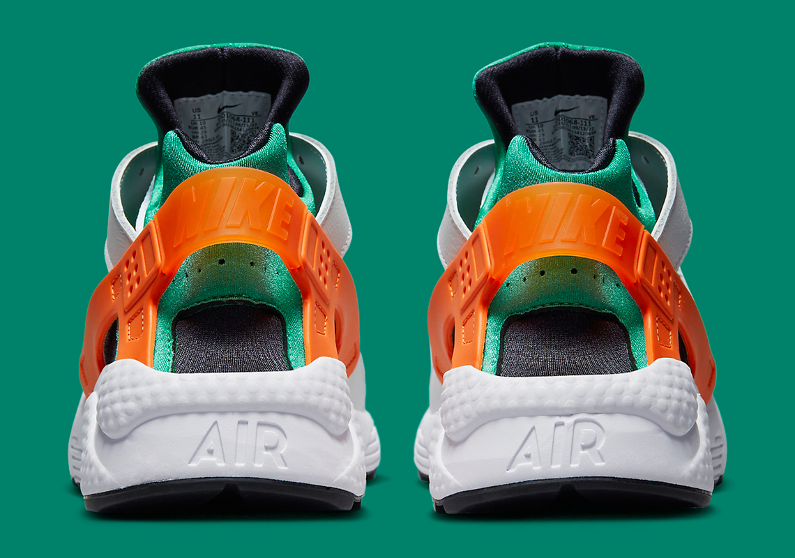 Hình ảnh mới nhất của đôi giày Nike Air Huarache Miami Hurricanes - 5