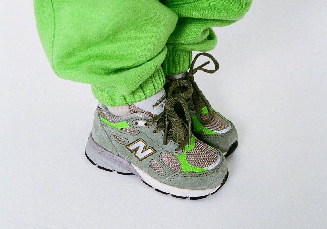 Hình ảnh mới nhất của đôi giày Patta X New Balance 990V3 Olive - 10