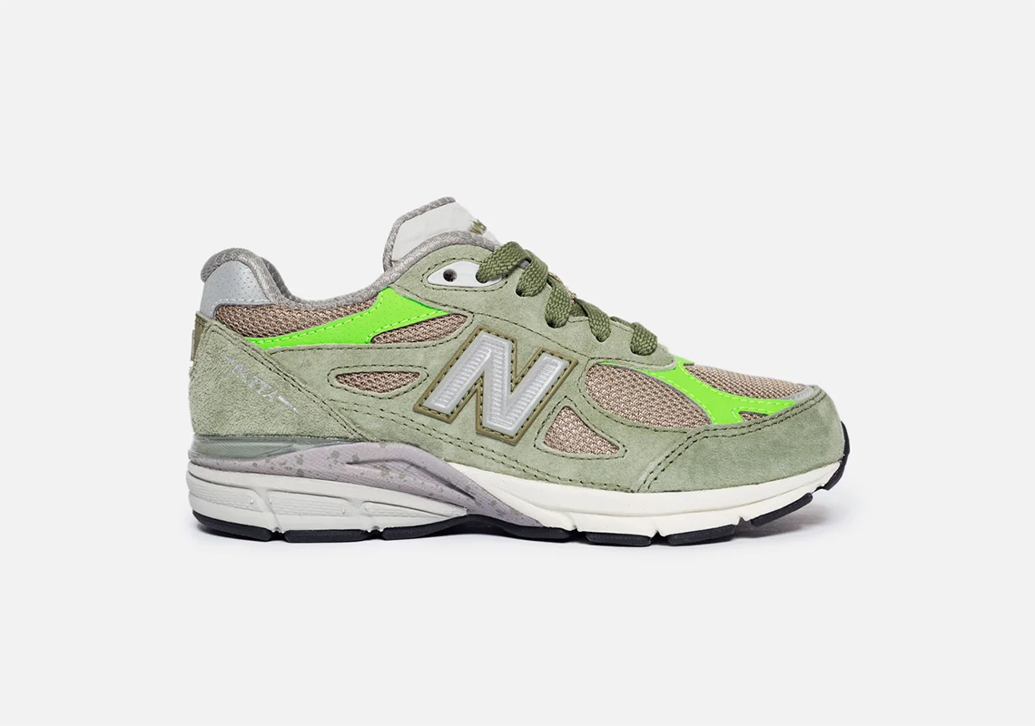 Hình ảnh mới nhất của đôi giày Patta X New Balance 990V3 Olive - 8
